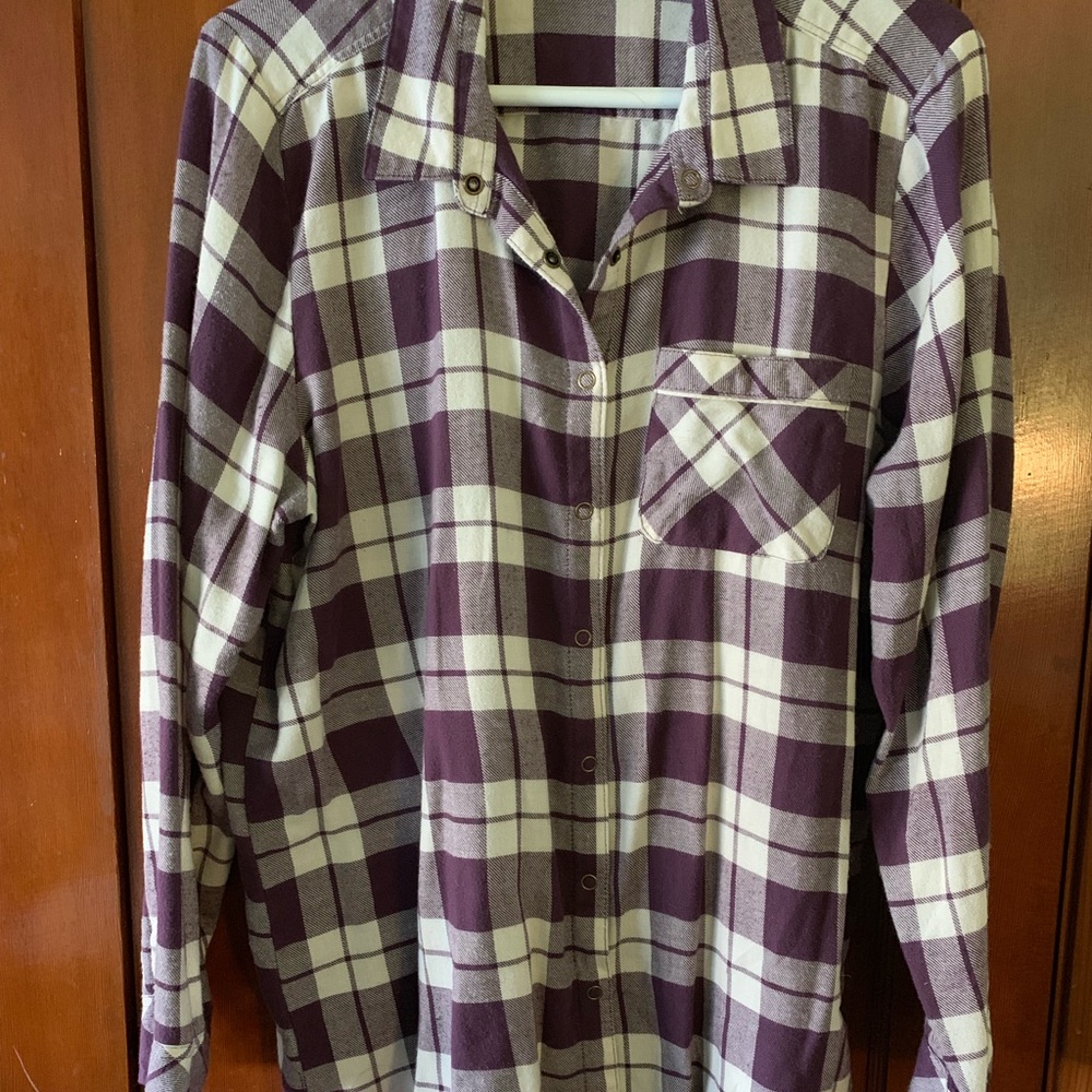 Make + Model purple Flannel